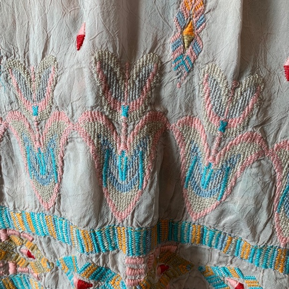 Johnny Was Dusty Rose Jardin Tunic Rayon Large NWT - Picture 9 of 12